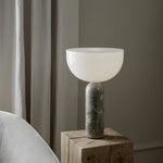 Lampe Kizu x marbre Gris du Marais - LARGE - Maison Caldeira