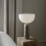 Lampe Kizu x marbre Gris du Marais - LARGE - Maison Caldeira