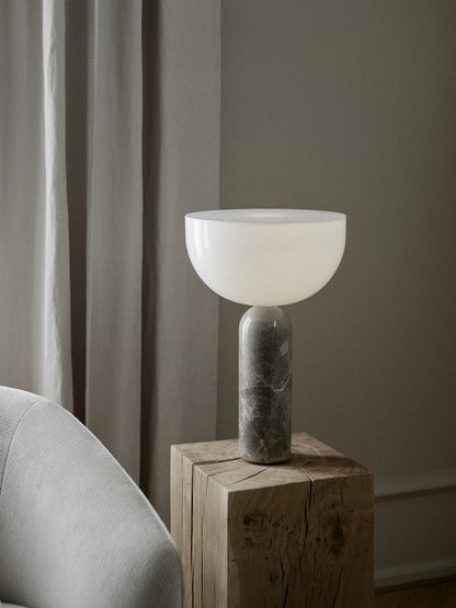 Lampe Kizu x marbre Gris du Marais - LARGE - New works - Scandinave - Maison Caldeira