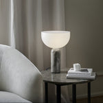 Lampe Kizu x marbre Gris du Marais - SMALL - Maison Caldeira