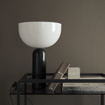 Lampe Kizu x marbre Noir - LARGE - Maison Caldeira