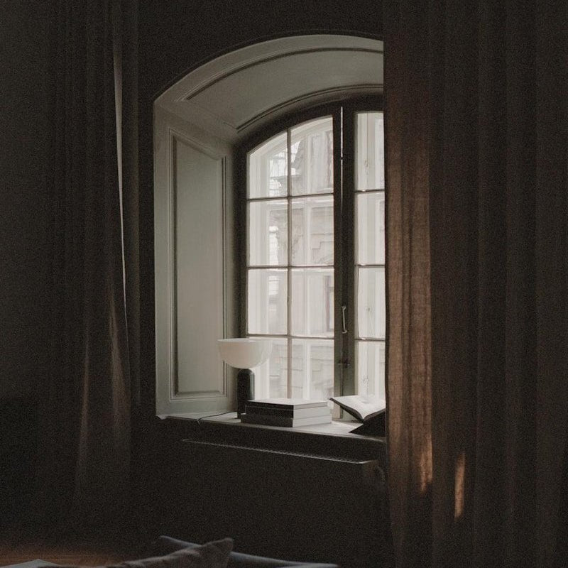 Lampe Kizu x marbre Noir - SMALL - New works - Scandinave - Maison Caldeira