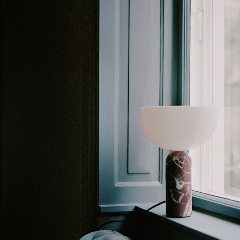 Lampe Kizu x marbre Rosso Levanto - SMALL - New works - Scandinave - Maison Caldeira