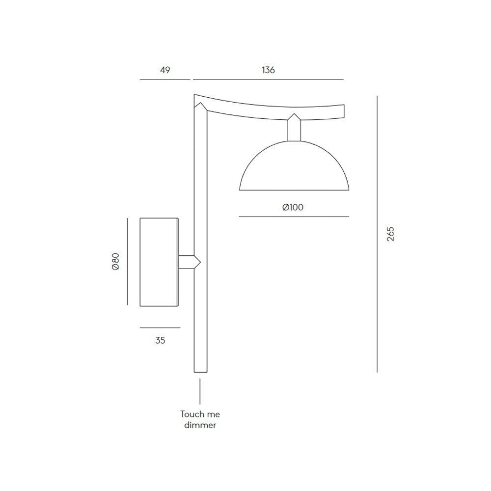 Lampe murale Tana - JF Sevilla - Aromas del campo - Design Contemporain - Maison Caldeira