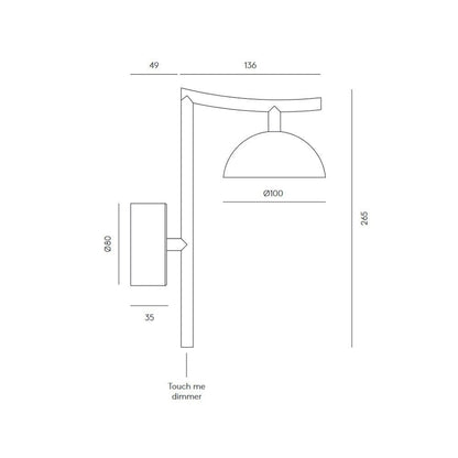 Lampe murale Tana - JF Sevilla - Aromas del campo - Design Contemporain - Maison Caldeira