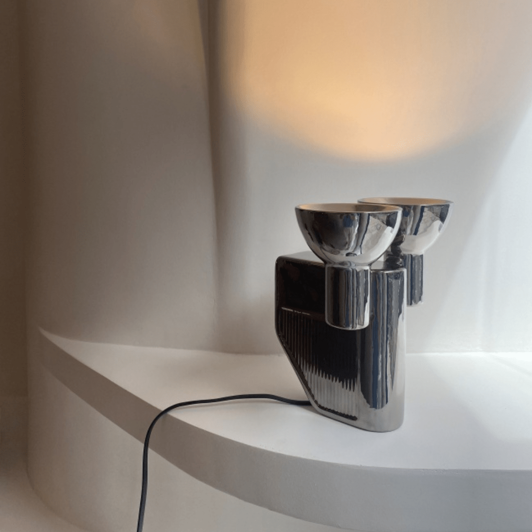 Lampe OLO - Platine - Moustache - Design Contemporain - Maison Caldeira