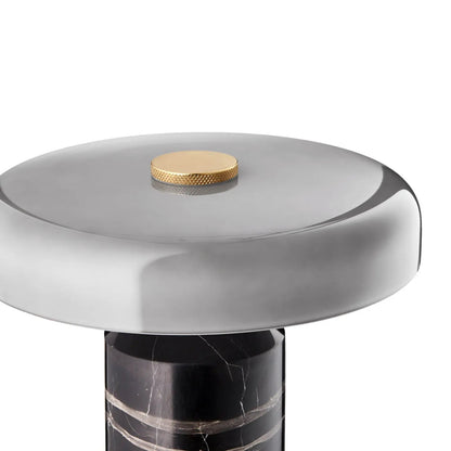 Lampe portable TRIP – Ash Grey Marbre & Verre Soufflé - Caldeira