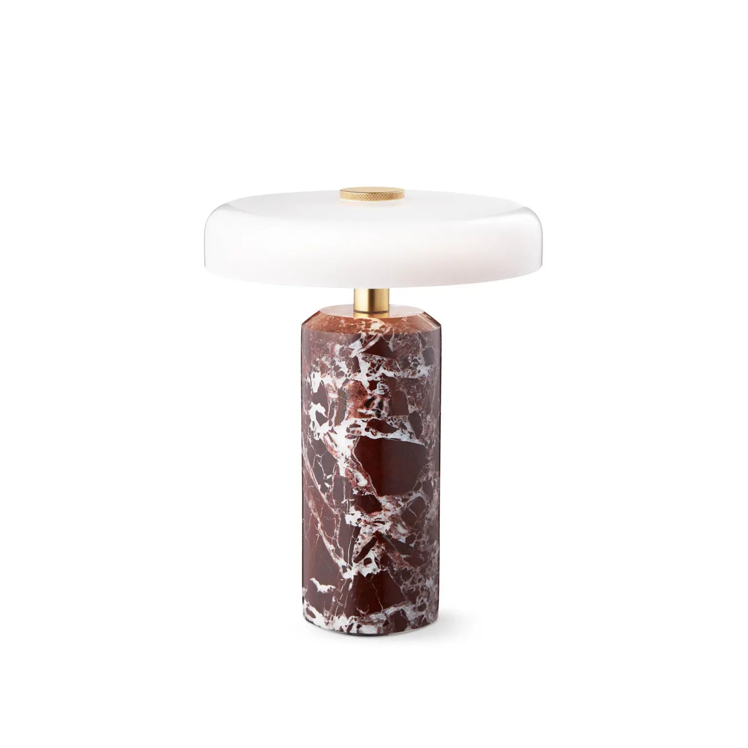 Lampe portable TRIP - Marbre Burgundy & Verre Soufflé - Caldeira