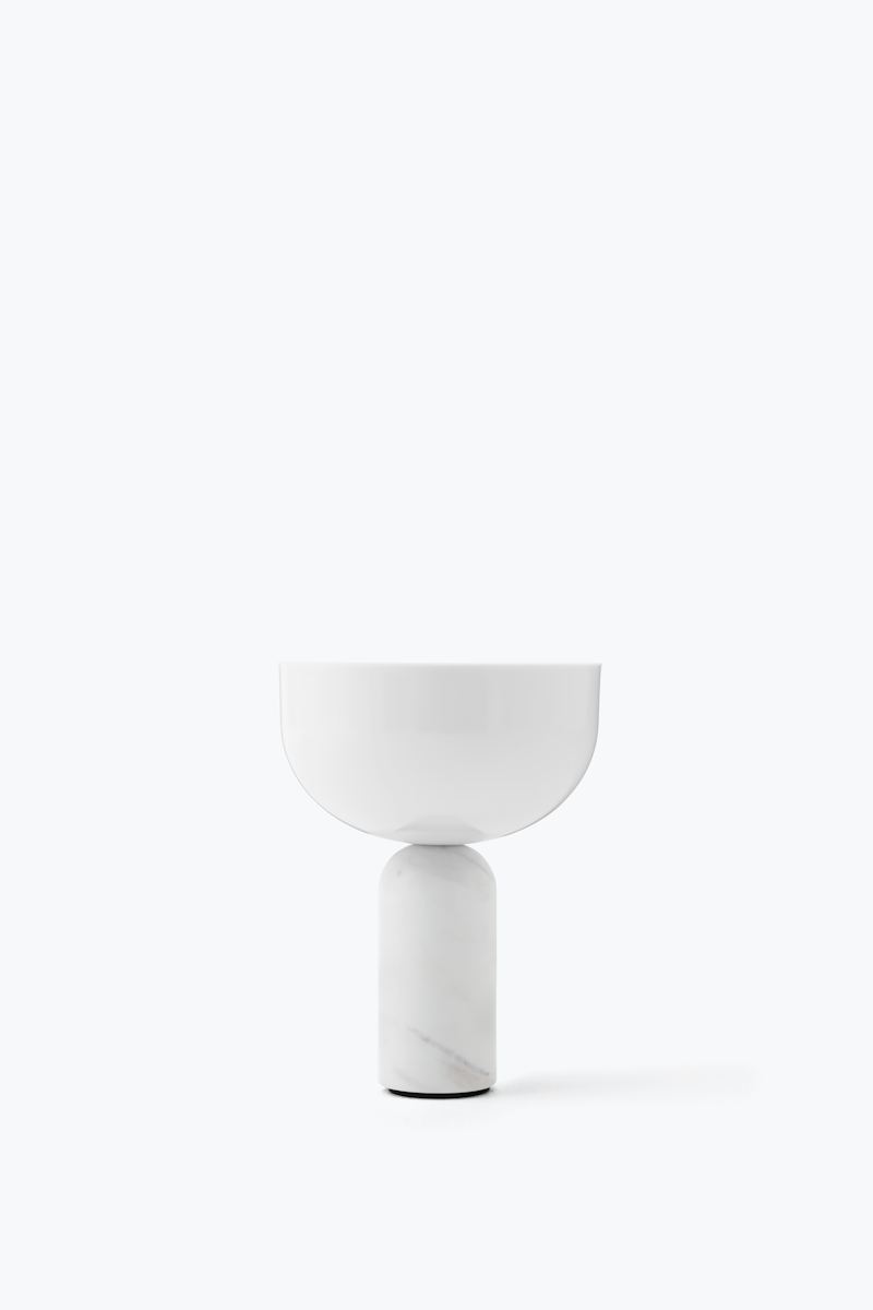 Lampe sans fil Kizu x marbre Blanc - Maison Caldeira