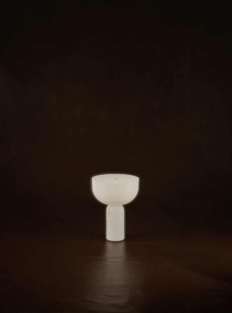 Lampe sans fil Kizu x marbre Blanc - New works - Scandinave - Maison Caldeira