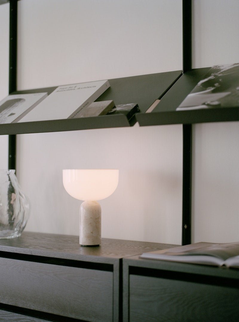 Lampe sans fil Kizu x marbre Breccia - Maison Caldeira