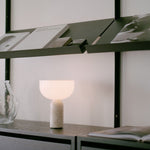 Lampe sans fil Kizu x marbre Breccia - Maison Caldeira