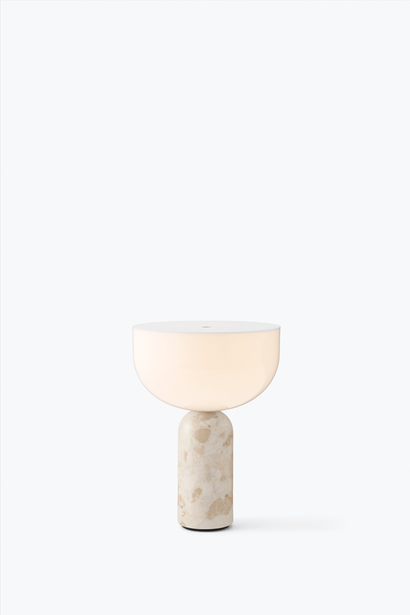 Lampe sans fil Kizu x marbre Breccia - Maison Caldeira