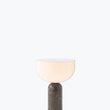 Lampe sans fil Kizu x marbre Gris de Marais - Maison Caldeira