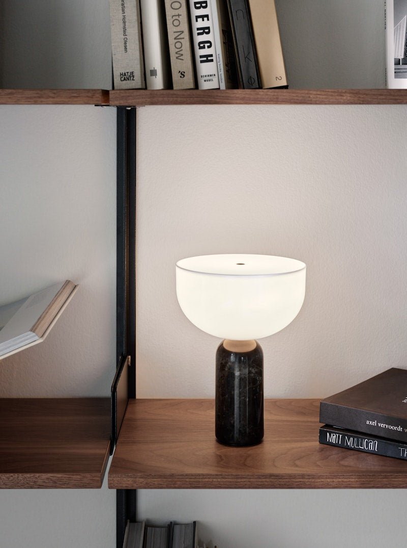 Lampe sans fil Kizu x marbre Noir - Maison Caldeira