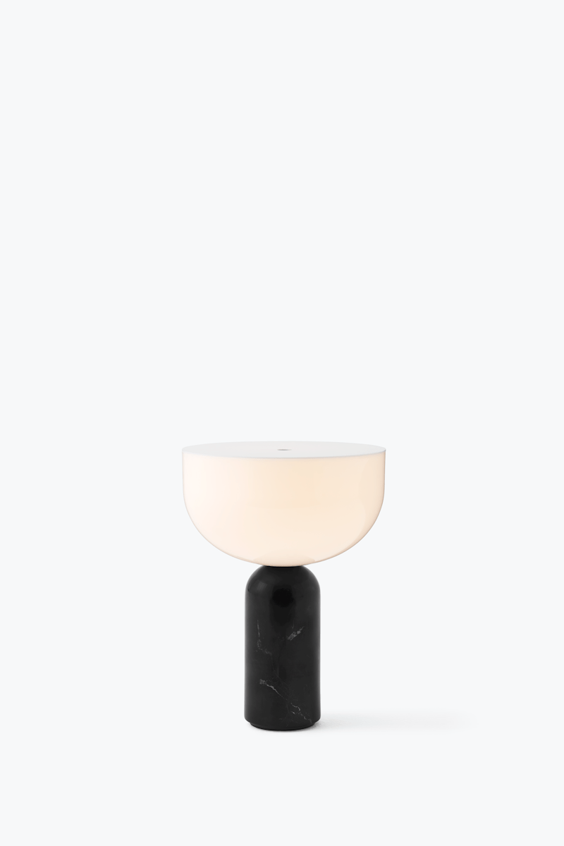 Lampe sans fil Kizu x marbre Noir - Maison Caldeira