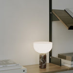 Lampe sans fil Kizu x marbre Rosso Levanto - Maison Caldeira