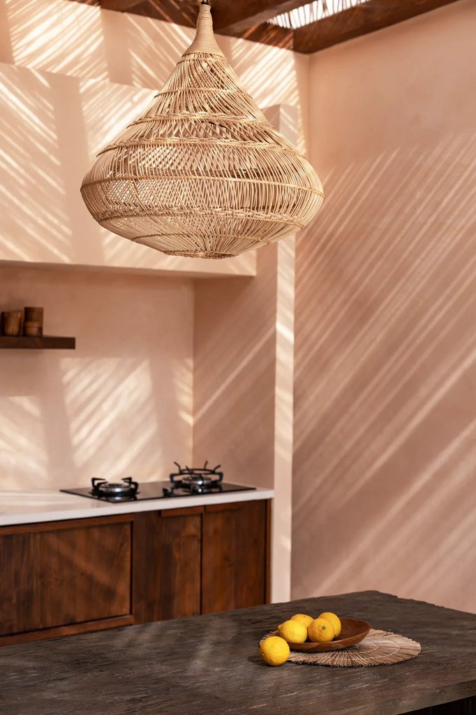 Le pendentif en goutte - Naturel - L - Maison Caldeira