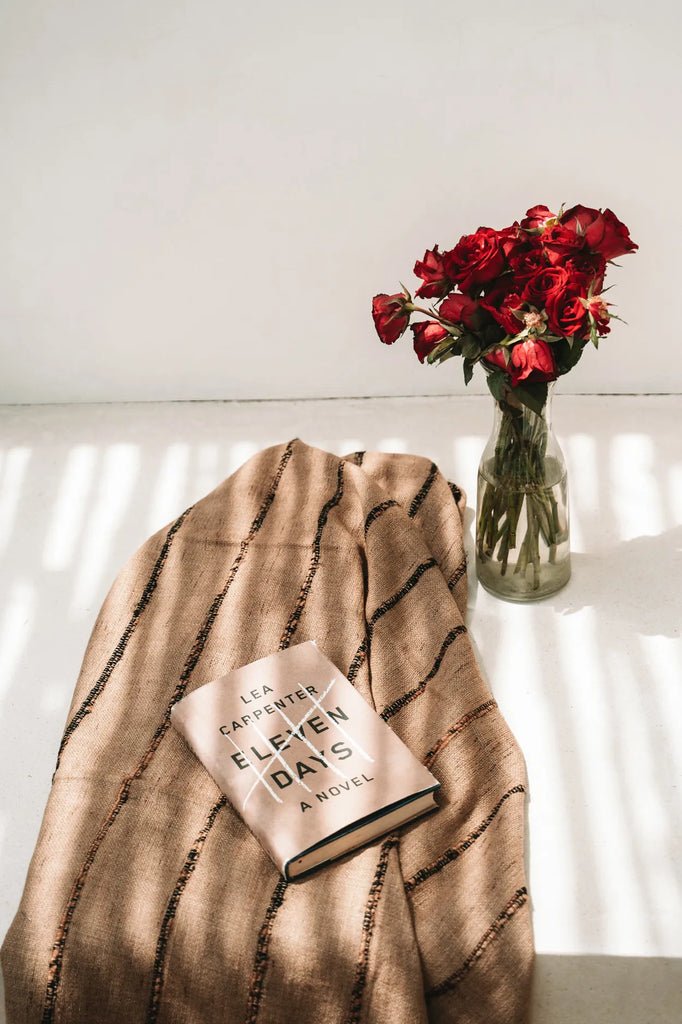 Le plaid "s'il vous plaît" - beige noir - Bazar Bizar - Méditerranée - Maison Caldeira