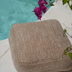 Le pouf confortable - beige - Maison Caldeira