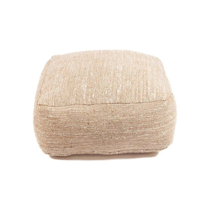 Le pouf confortable - beige - Bazar Bizar - Méditerranée - Maison Caldeira