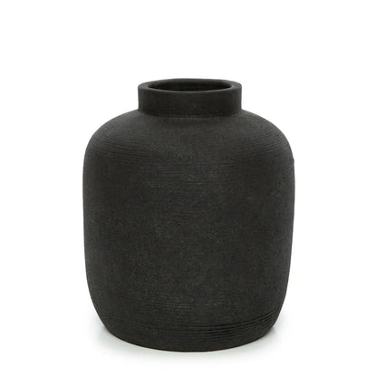 Le vase Peaky - Noir - L - Bazar Bizar - Méditerranée - Maison Caldeira