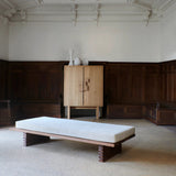 Méridienne Nazaré - Noyer sculpté - Maison Caldeira