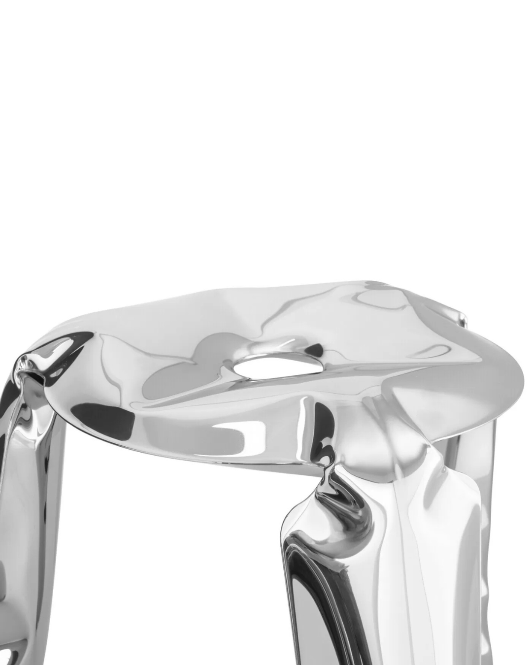 Tabouret Plopp Inox - Zieta - Design Contemporain - Maison Caldeira
