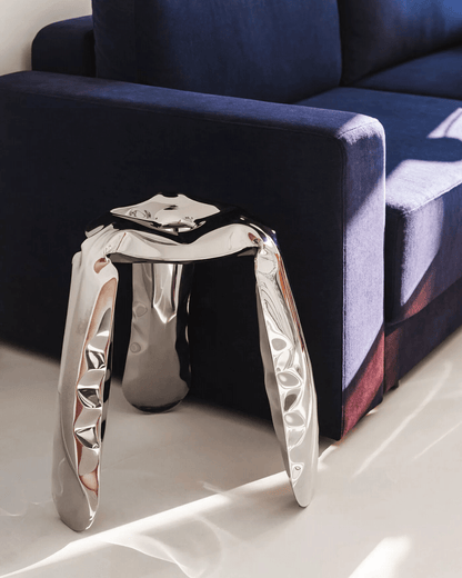 Tabouret Plopp Inox - Zieta - Design Contemporain - Maison Caldeira