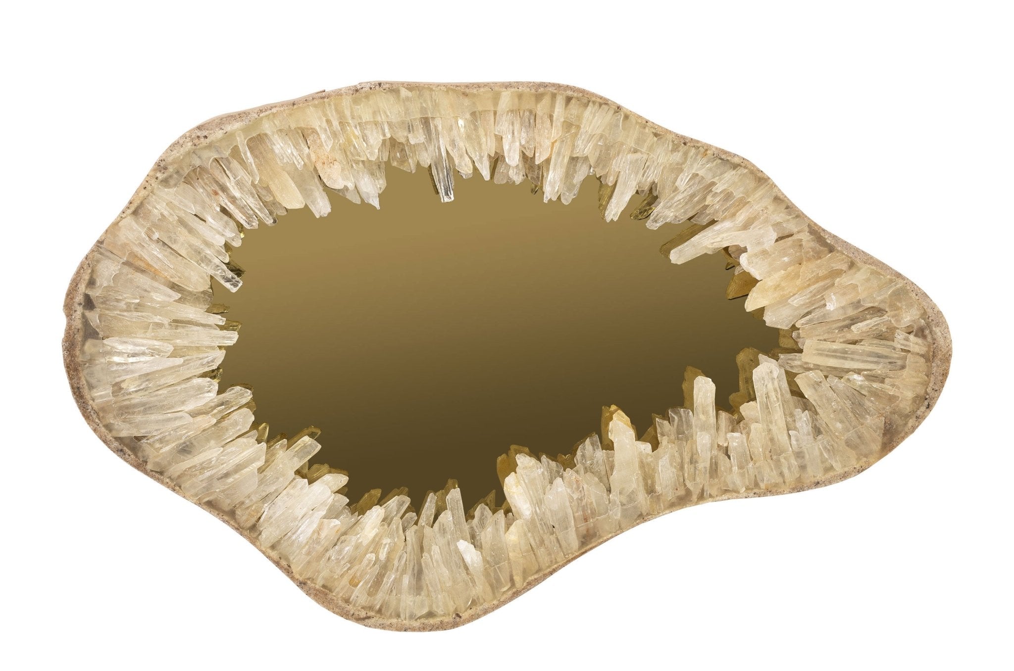 Miroir en quartz naturel de taille moyenne - Caldeira