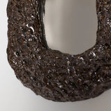 Miroir Massa en Céramique Texturée - Maison Caldeira