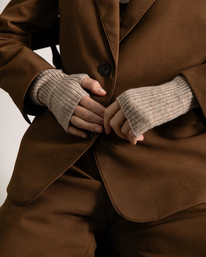 Mitaines beige 100% cachemire - Koon - Caldeira