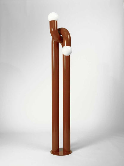 Modulation Marron – Axel Chay | Lampadaire Sculptural Design - Caldeira