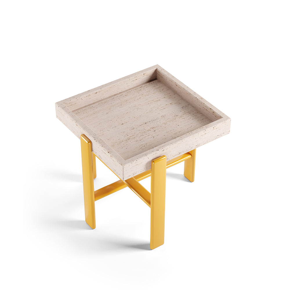 Table basse Paloma - Travertin - Collector - Maison Caldeira