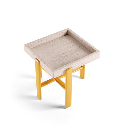 Table basse Paloma - Travertin - Collector - Maison Caldeira
