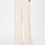 Pantalon Prescillia Ann jambes larges - ivoire - Maison Caldeira