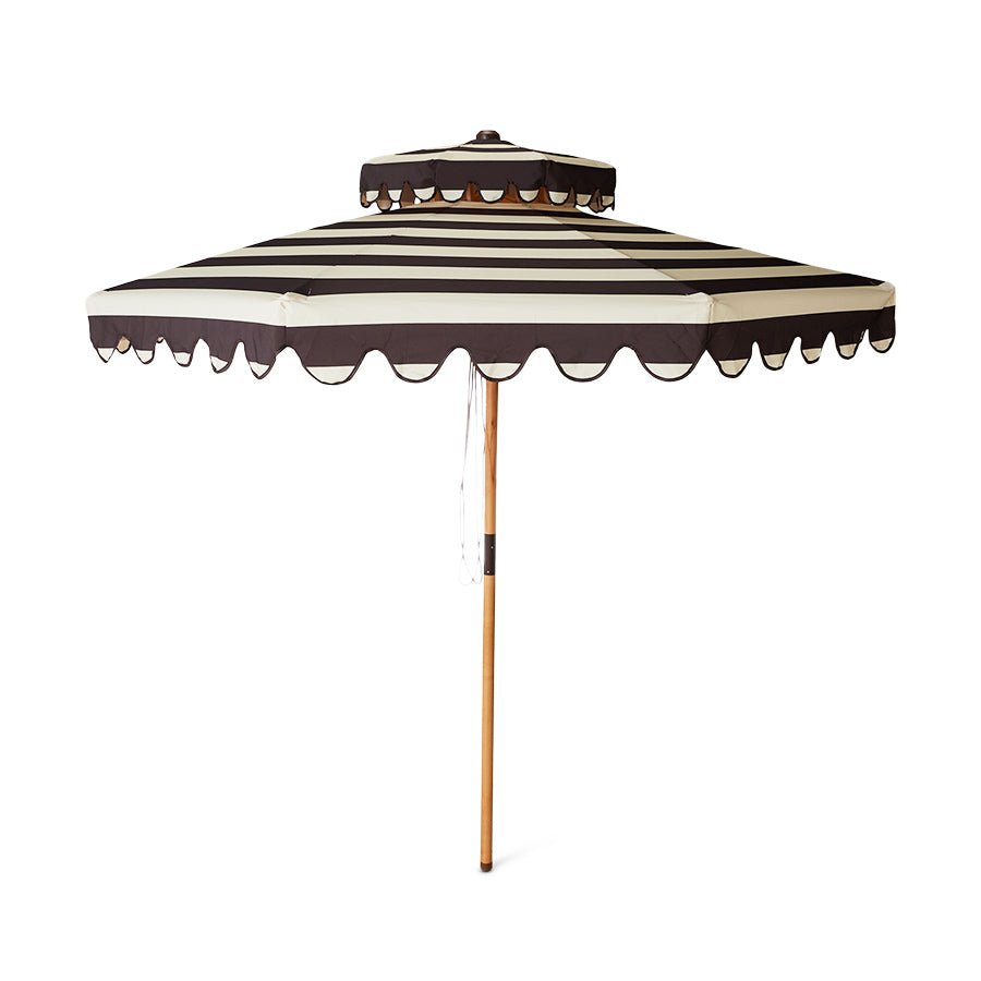 Parasol de terrasse rayé - Maison Caldeira