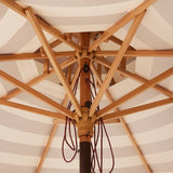 Parasol de terrasse rayé - Maison Caldeira
