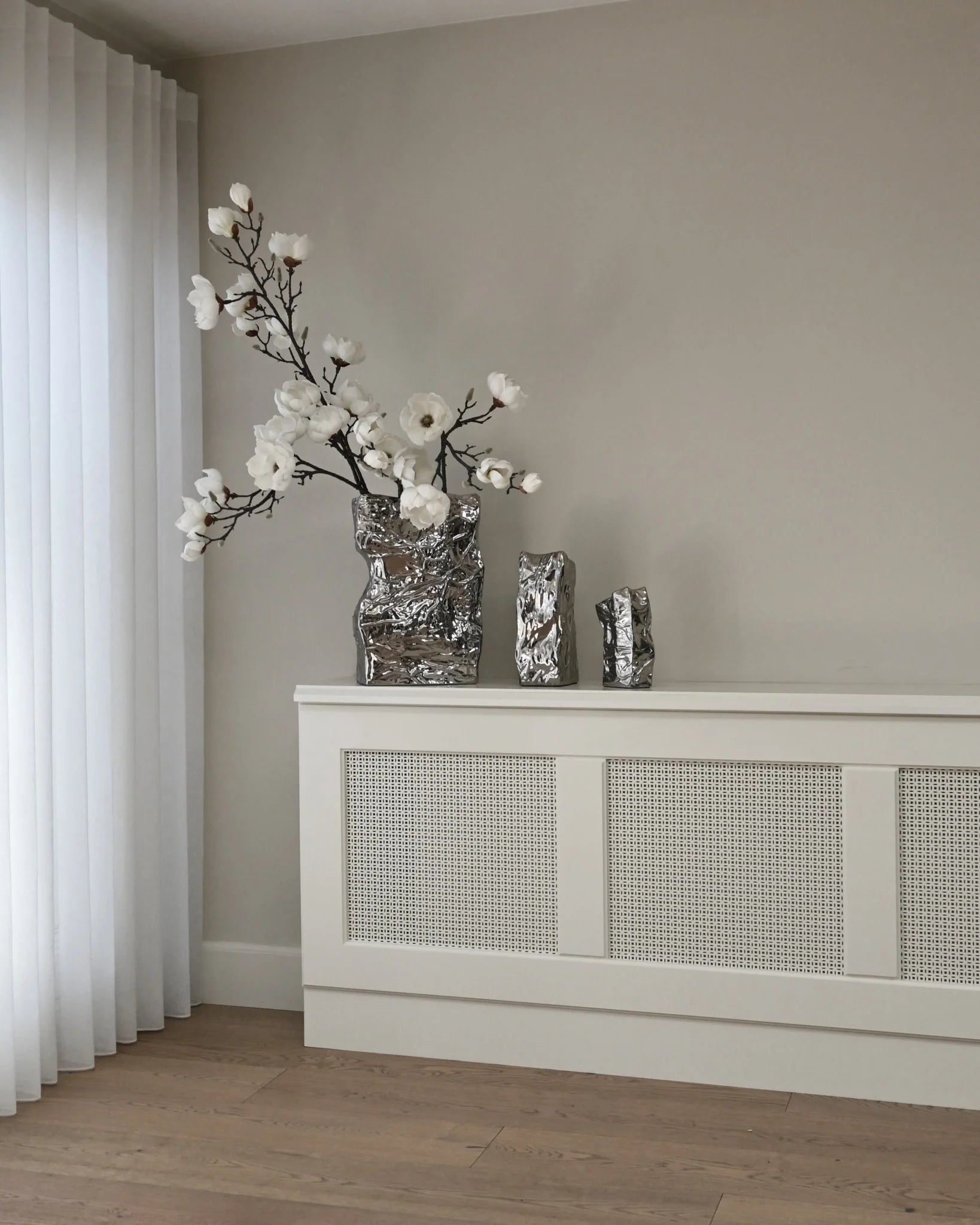 Petit vase Kami - Chrome - 101 copenhagen - Scandinave - Maison Caldeira