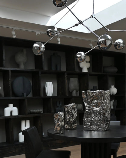 Petit vase Kami - Chrome - 101 copenhagen - Scandinave - Maison Caldeira