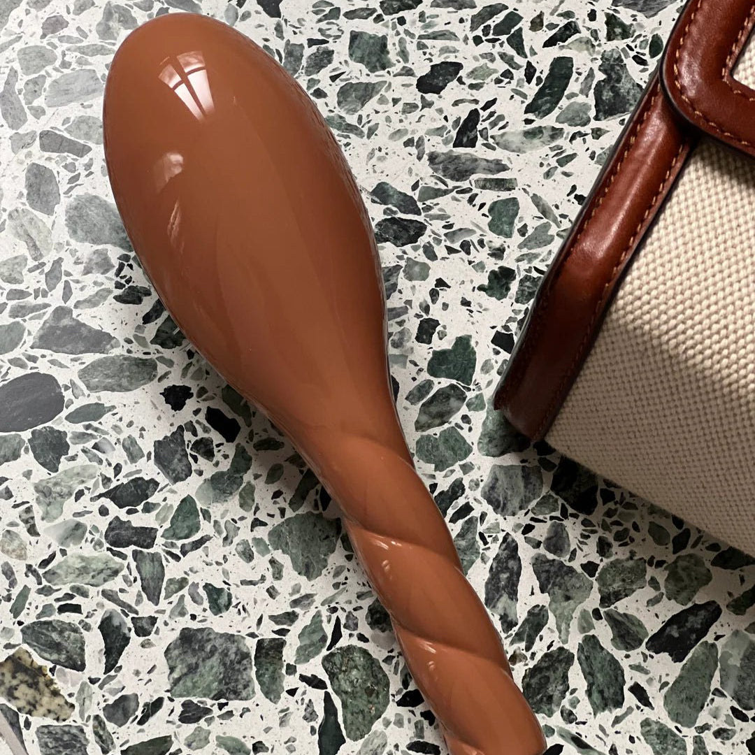 Petite Brosse à cheveux - N°2 L’INDISPENSABLE Marron - Maison Caldeira