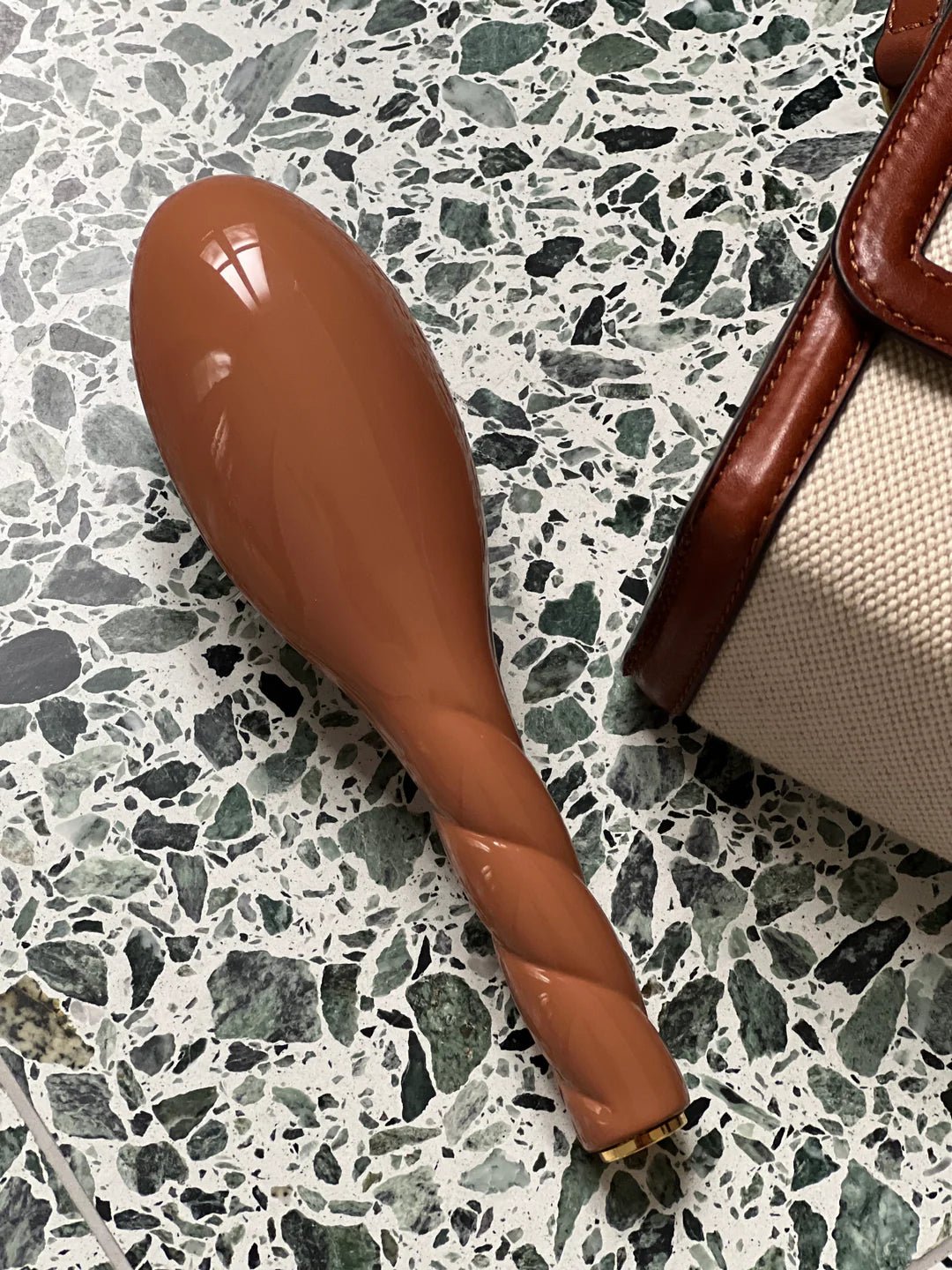 Petite Brosse à cheveux - N°2 L’INDISPENSABLE Marron - Maison Caldeira