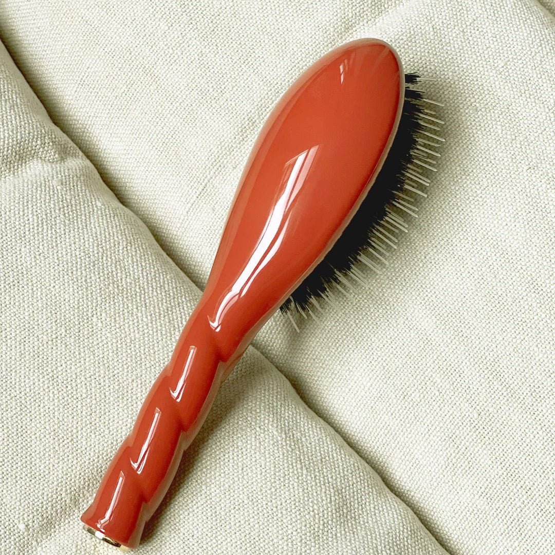 Petite brosse à cheveux Terre battue - N°2 L’INDISPENSABLE - Maison Caldeira