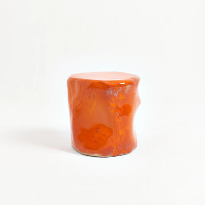 Petite table d'appoint en céramique -Orange - Projects123A - Méditerranée - Maison Caldeira