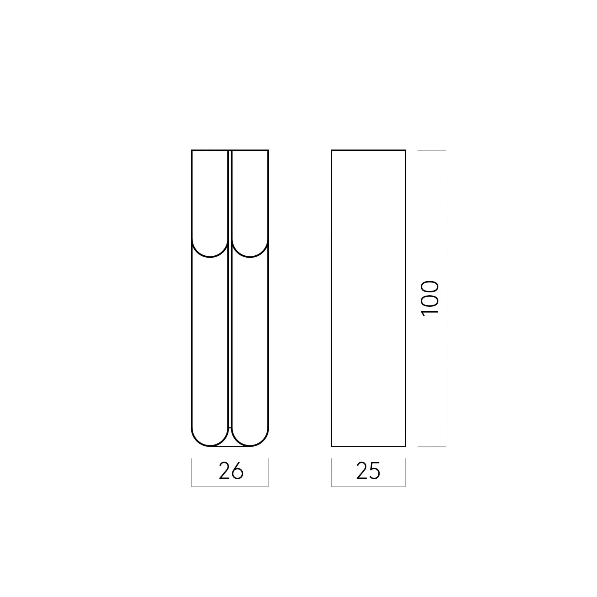 Piedestal courbée - Kristina Dam studio - Scandinave - Maison Caldeira