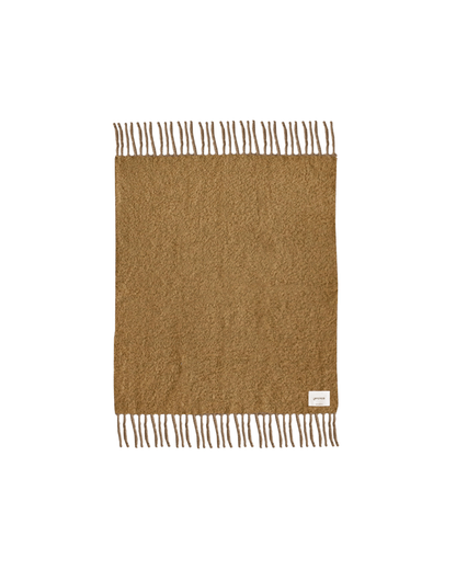 Plaid Mohair - Ocre - Layered - Scandinave - Maison Caldeira