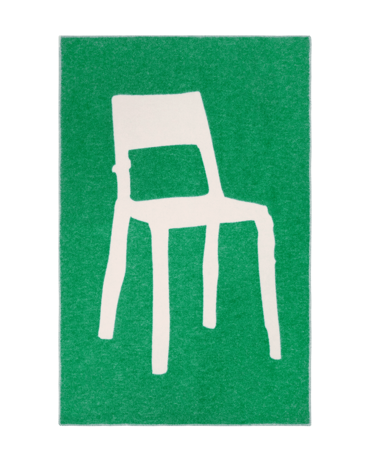 Plaid Splitted Chair Vert Herbe 130 x 200 cm - Maison Caldeira