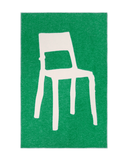 Plaid Splitted Chair Vert Herbe 130 x 200 cm - Maison Caldeira