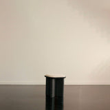Pouf Lazare - Frêne Lasuré Noir - Maison Caldeira
