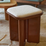 Pouf Lazare - Laqué Caramel - Maison Caldeira